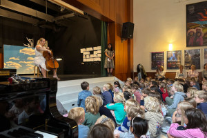 Besøg fra Musikskolen