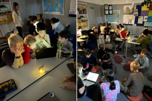 Venskabsklassen på besøg