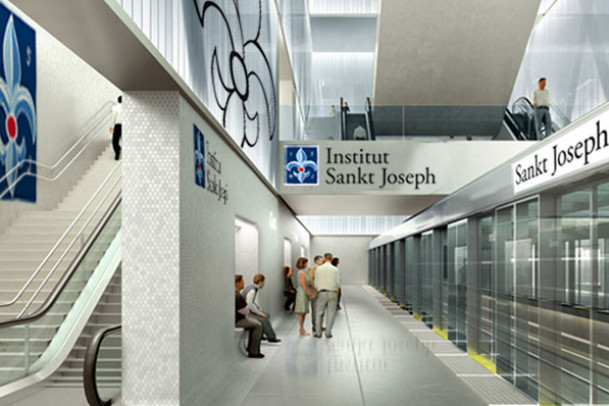 Institut Sankt Joseph får egen metro-station