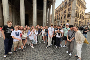 8. klasserne er i Rom