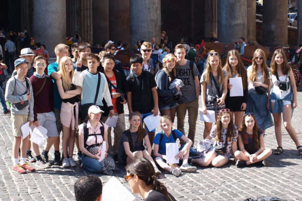 8th grade field trip to Rome