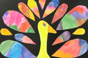 1.i har malet med glade påskefarver