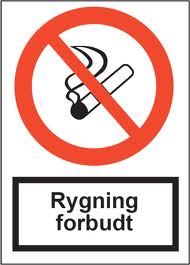 rygning forbudt